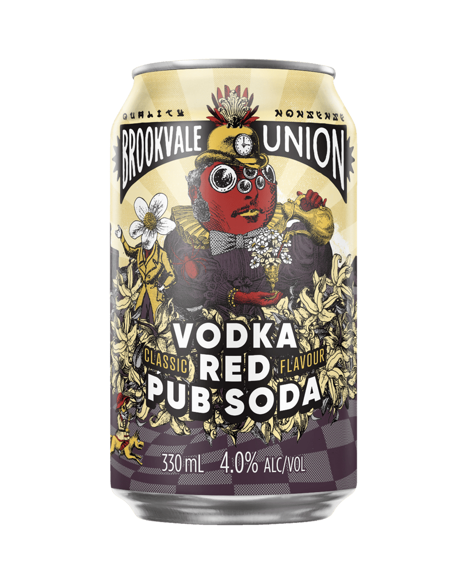Brookvale Union Vodka Red Pub Soda 330ml Cans Carton – Liquor Shed