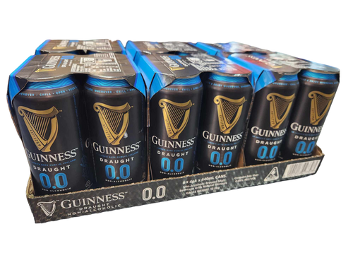 Guinness Draught 0.0% Cans 440ml Carton