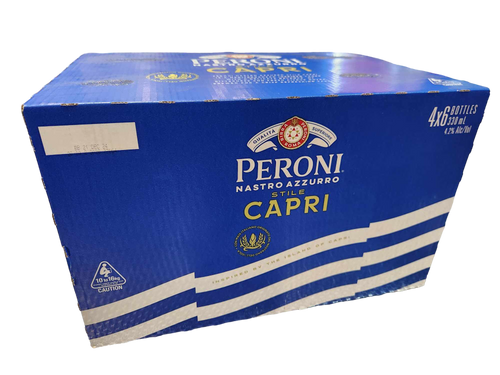 Peroni Nastro Azzurro Stile Capri Carton 330ml