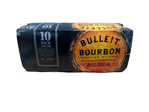 Bulleit Bourbon & Cola Cans 10pk