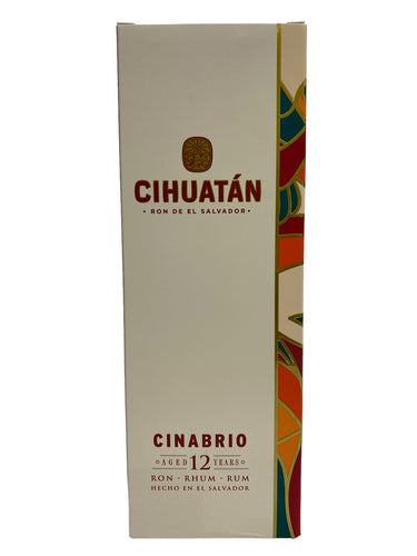 Cihuatan Cinabrio 12YO Rum 700ml