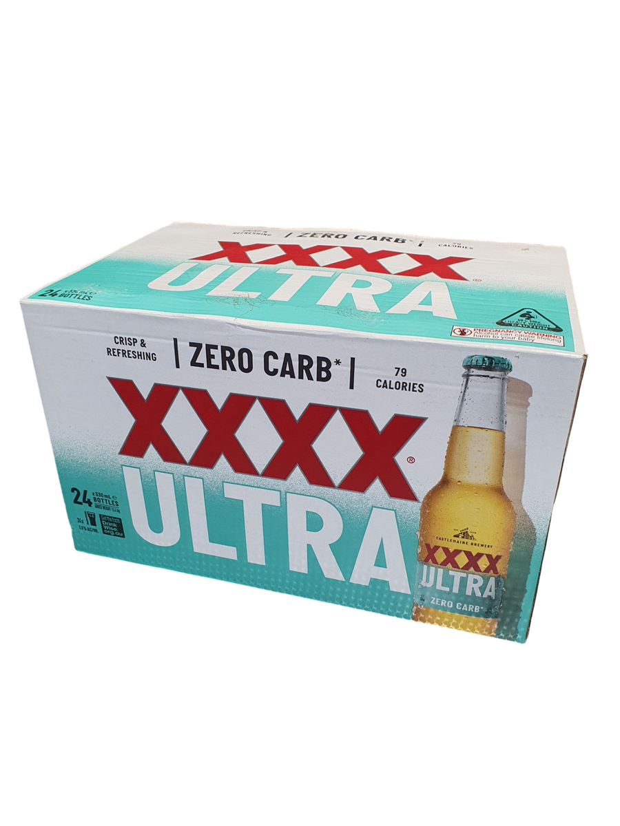 XXXX Ultra Zero Carb Lager Carton 330ml Liquor Shed