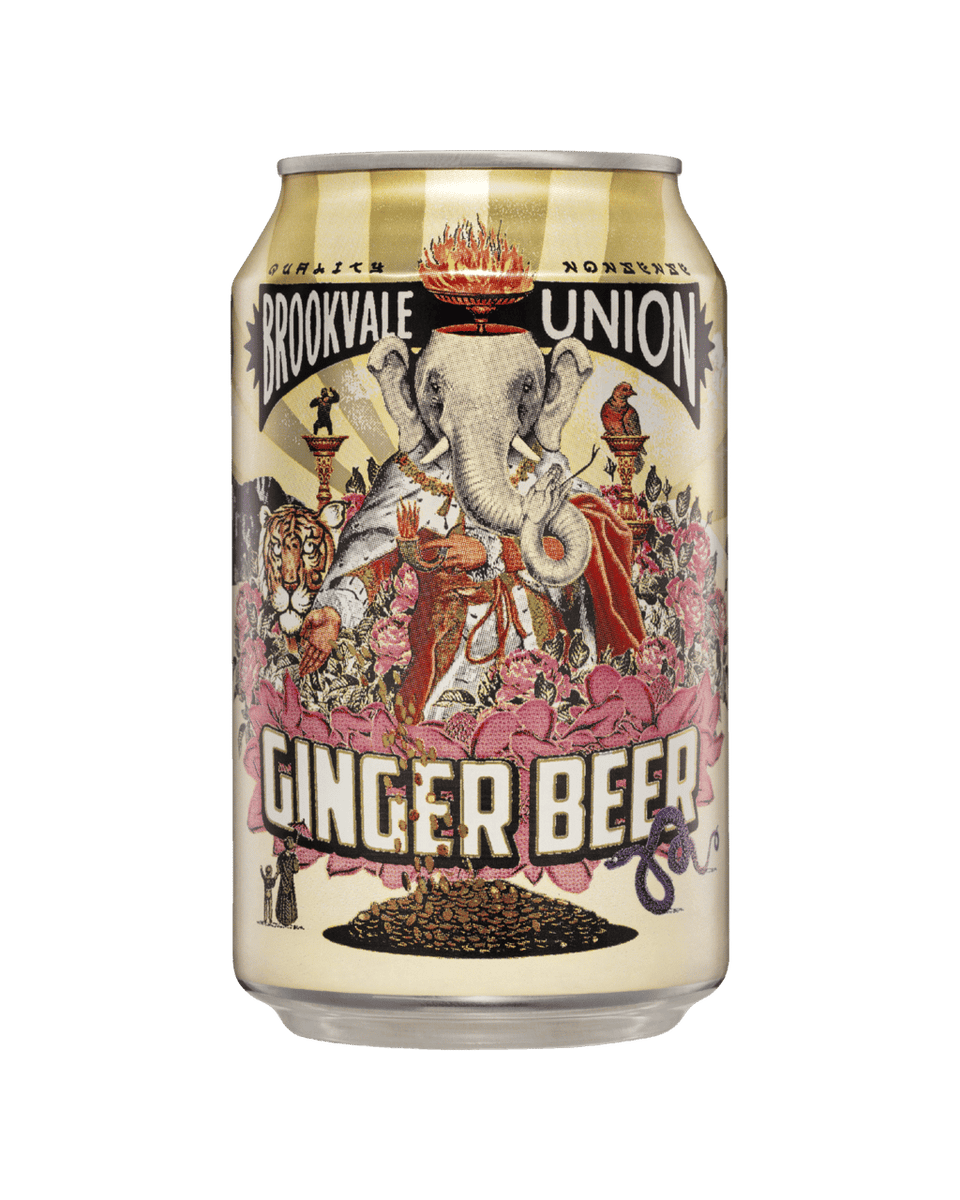 Brookvale Union Ginger Beer 330ml Cans Carton Liquor Shed