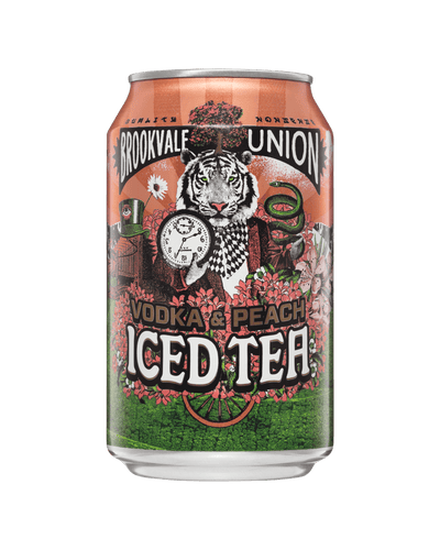 Brookvale Union Vodka Peach Iced Tea 330ml Cans Carton