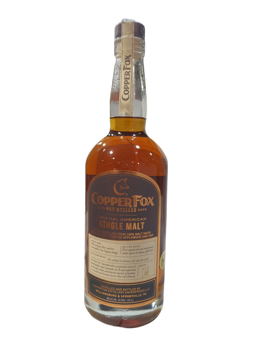 Copper Fox Original American Single Malt 700ml Liquor Shed