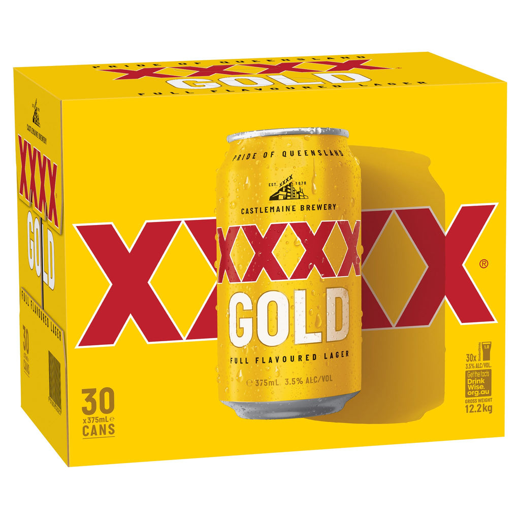 XXXX Gold Cans Block
