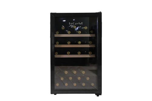 LECAVIST 63 Bottle Wine Fridge Single Zone Steel LKCV63N