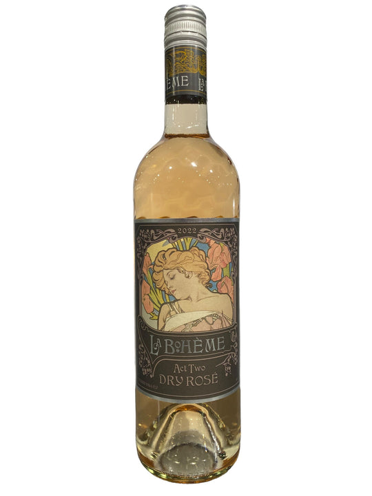 La Boheme Act Two Dry Pinot Noir Rose 750ml