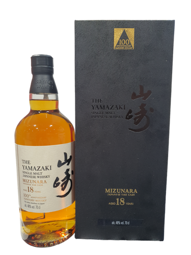 Yamazaki 18YO Mizunara Cask 100th Anniversary Edition Whisky
