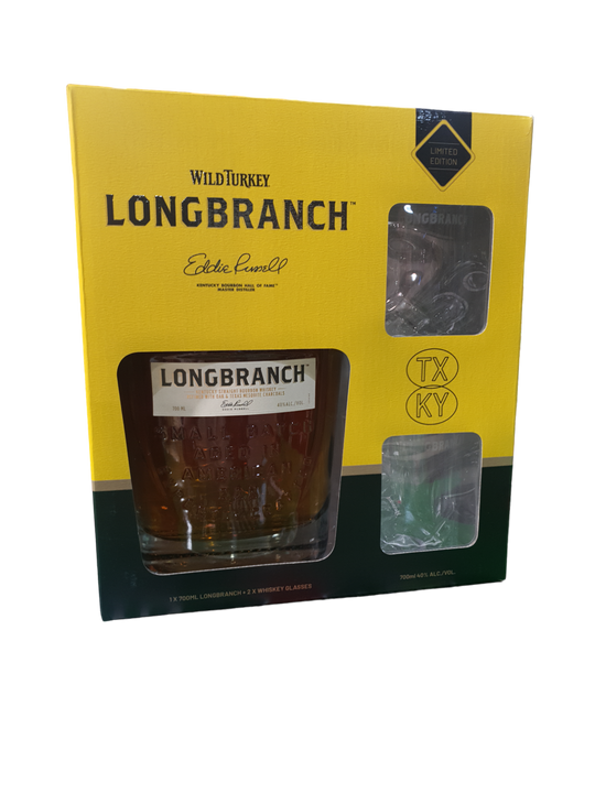Wild Turkey Longbranch 700ml Gift Pack