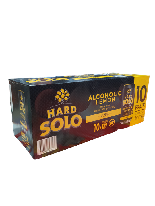Hard Rated Alcoholic Lemon 4.5% 375ml Cans 10pk