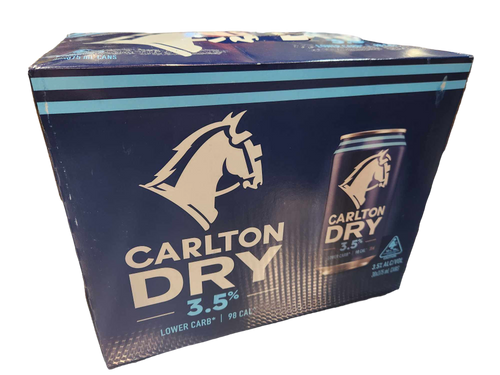 Carlton Dry 3.5% Cans Block