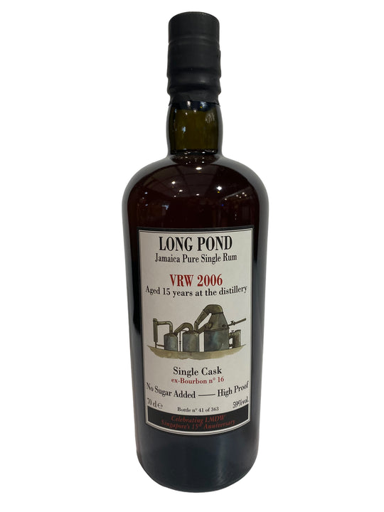 Long Pond Single Cask VRW 2006 Rum 700ml