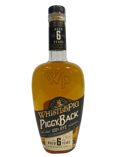 Whistlepig Piggyback Rye 6YO Whiskey 700ml