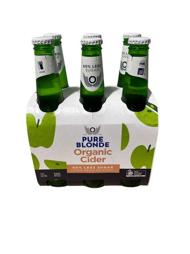 Pure Blonde Organic Apple Cider 6PK