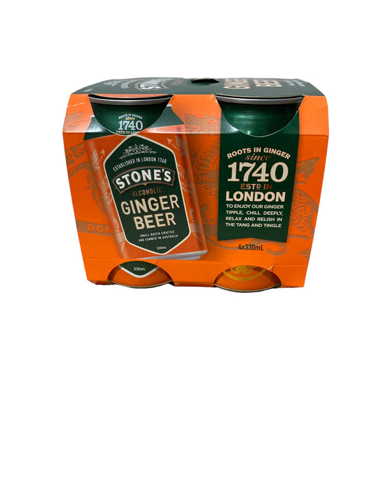 Stones Ginger Beer 4PK