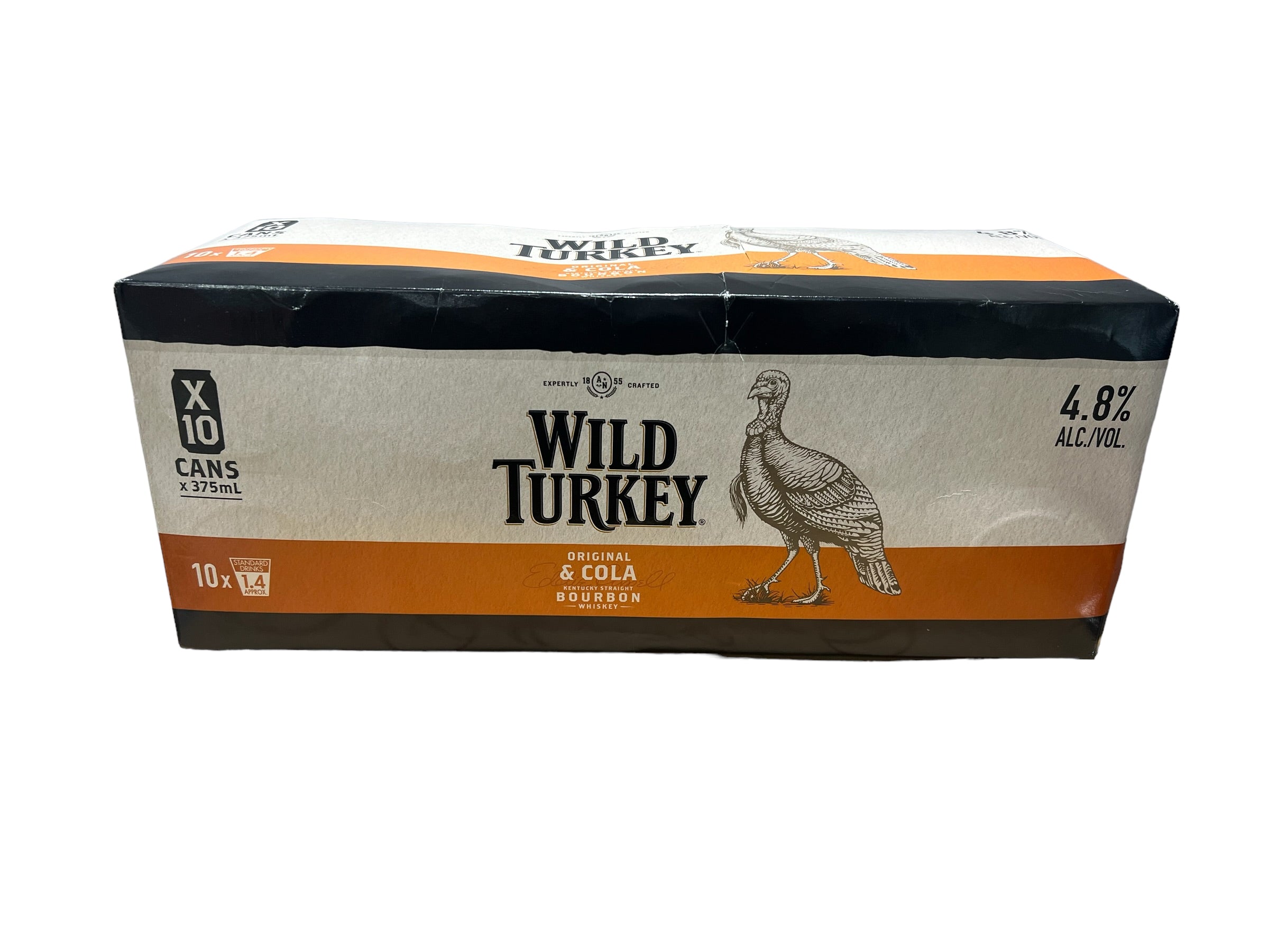 Wild Turkey 8年 375ml Wild Turkey & Cola 4.8% Cans 10PK – Liquor Shed