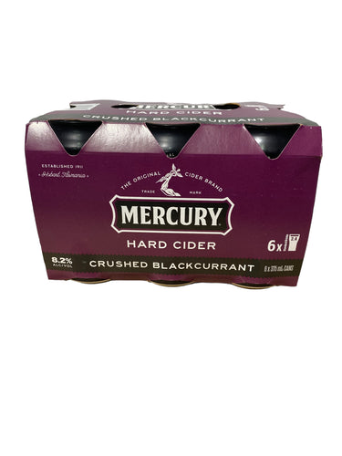 Mercury Hard Blackcurrant 6pk Cans