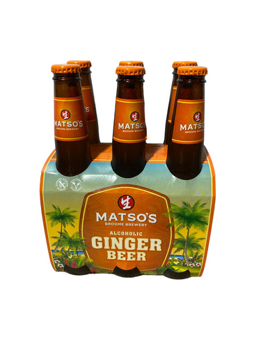 Matsos Alcholoic Ginger Beer 6Pk Bottles