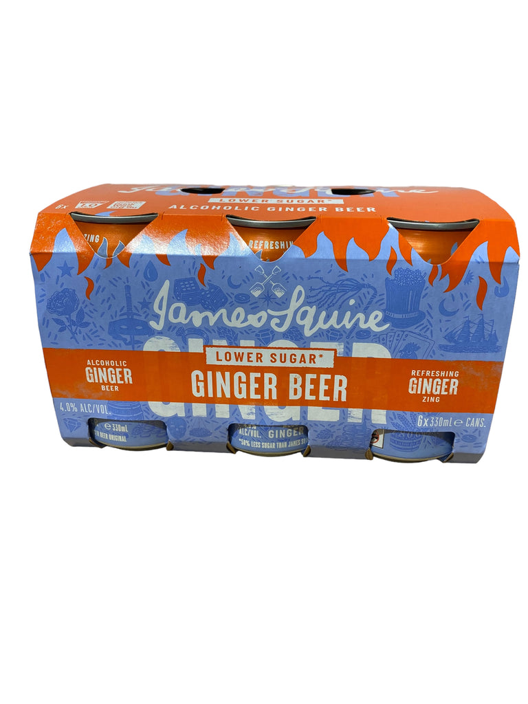 James Squire Ginger Beer Lower Sugar 6PK