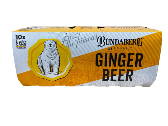 Bundaberg Alcoholic Ginger Beer 10pk