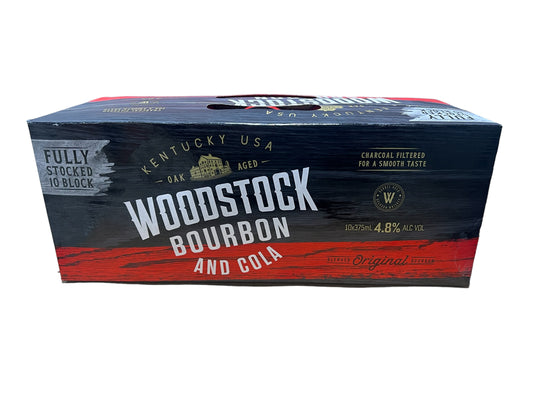Woodstock & Cola 4.8% Cans 10PK