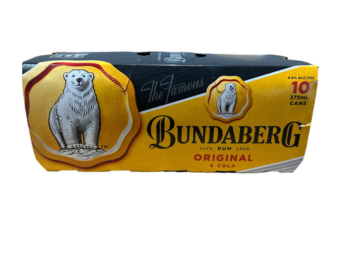 Bundaberg UP Rum & Cola 10PK