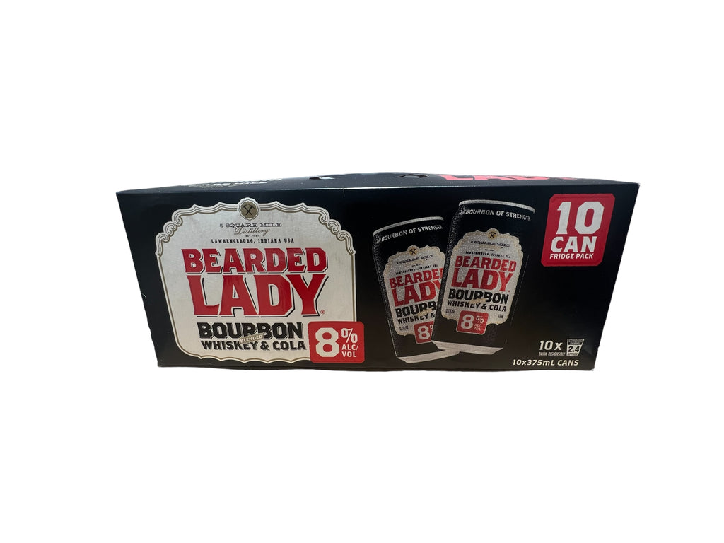 Bearded Lady Bourbon & Cola 8% 10PK
