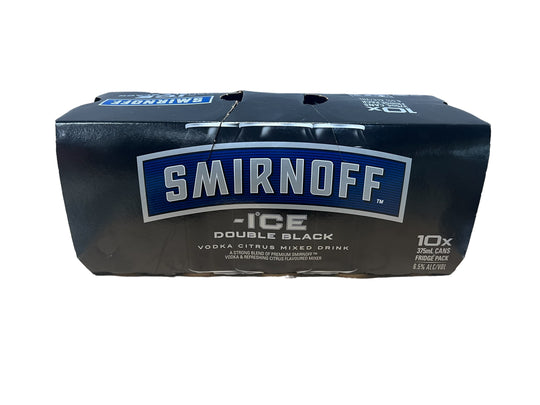 Smirnoff Ice Dbl Black Can 10PK