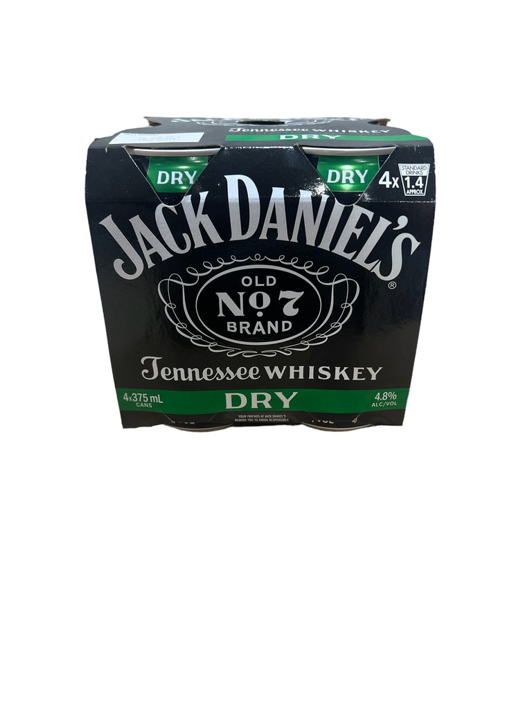 Jack Daniels & Dry Cans 4pk