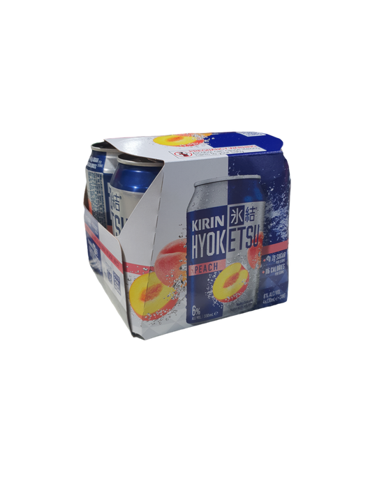 Hyoketsu Peach 6% RTD 330ml 4PK