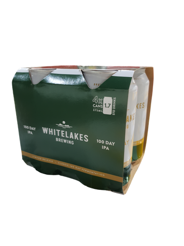 Whitelakes 100 Day IPA 4PK