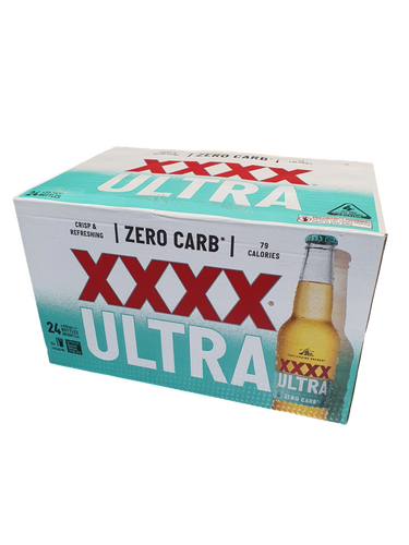 XXXX Ultra Zero Carb Lager Carton 330ml