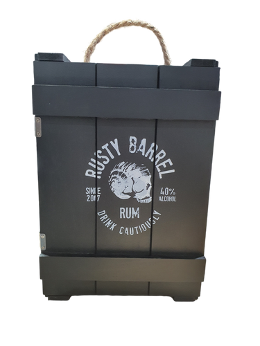 Rusty Barrel Spiced Rum 700ml Gift Crate