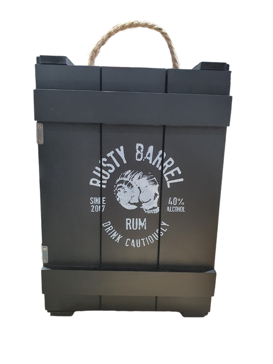 Rusty Barrel Spiced Rum 700ml Gift Crate