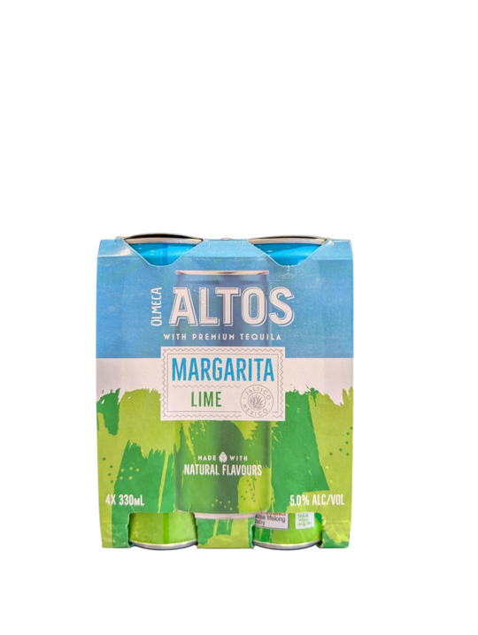 Olmeca Altos Margarita Lime 330ml Cans 4PK