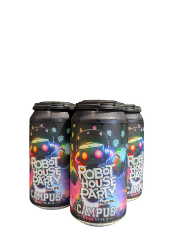 Campus Robot House Party Hazy IPA Cans 375ml 4PK