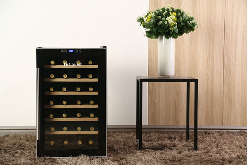 Lecavist 28 Bottle Single Zone Wine Fridge LCCV28B