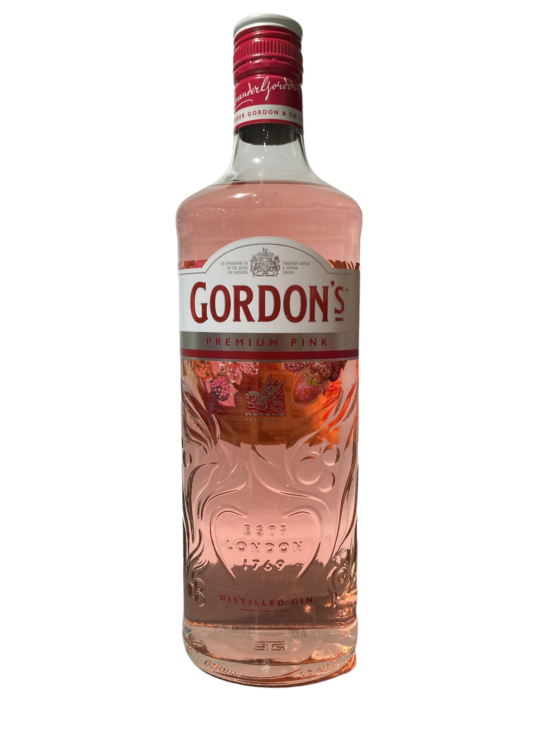 Gordon's Premium Pink Distilled Gin 37.5% 700ml