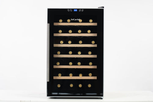 Lecavist 28 Bottle Single Zone Wine Fridge LCCV28B