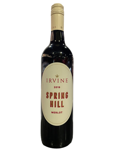 Irvine Spring Hill Merlot 750ml