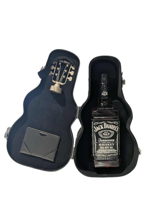 Jack Daniels 700ml Guitar Case Gift Pack
