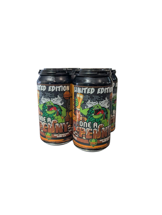 Phat Brew Club One A Penny Hot Cross Bun Dark Ale 375ml Can 4pk