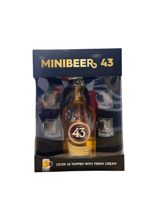 Licor 43 Mini Beers 700ml Gift Pack