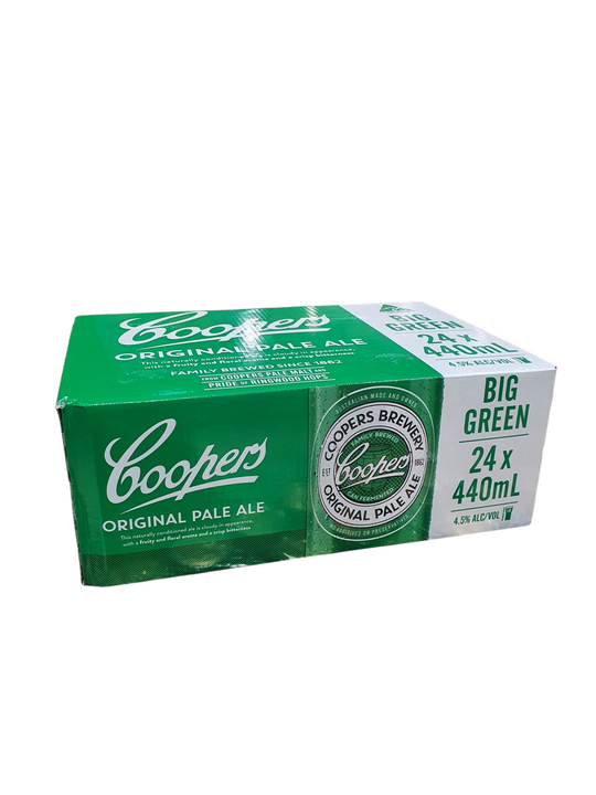 Coopers BIG GREEN Pale Ale 440ml Cans Carton