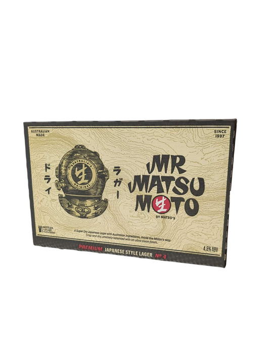 Matsos Mr Matsumoto Lager Carton 330ml