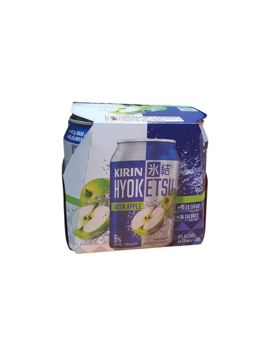 Hyoketsu Green Apple 6% RTD 330ml 4PK