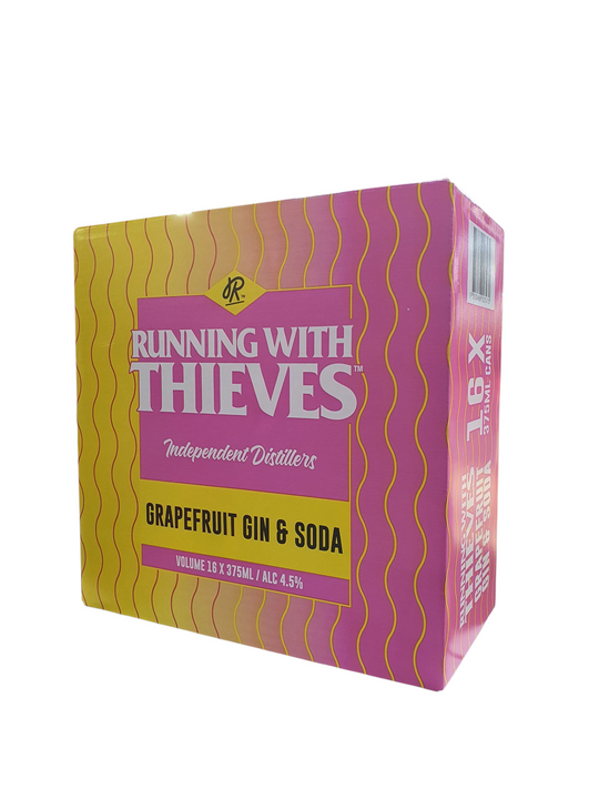 Running With Thieves Grapefruit Gin & Soda 355ml Cans Cube