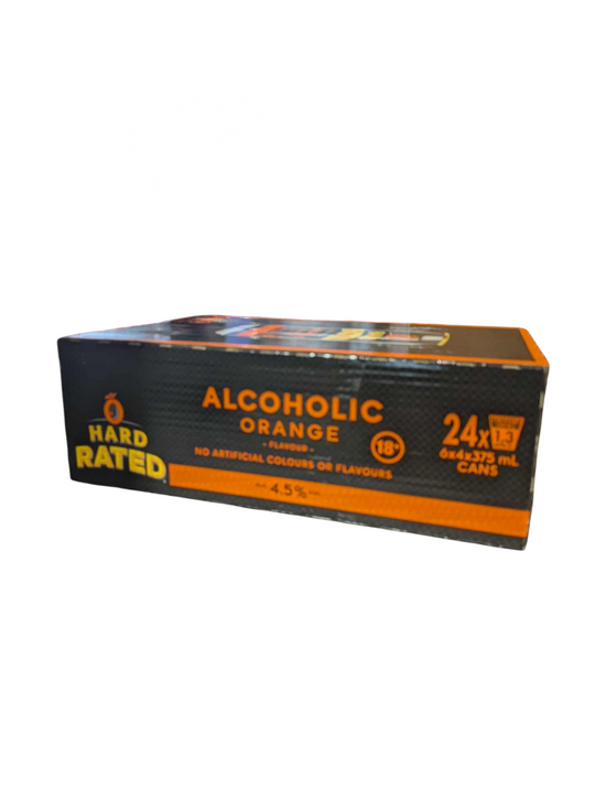 Hard Rated Orange 4.5% Can 24pk Carton