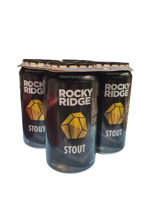 Rocky Ridge Stout Cans 375ml 4PK